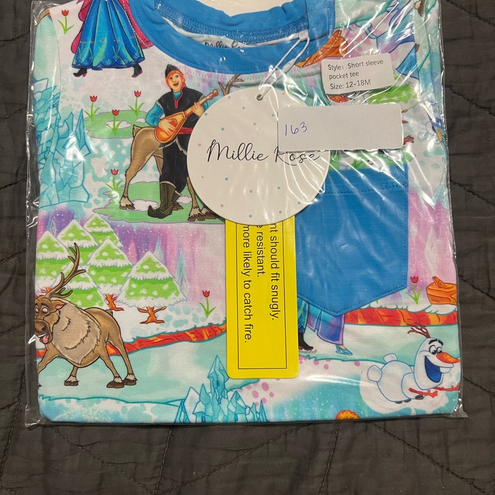 Frozen Themed Short Sleeve Shirt